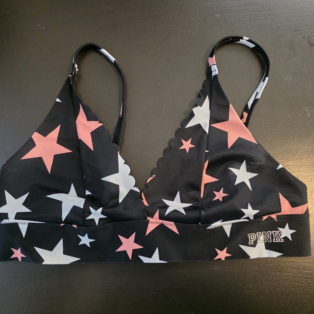 PINK Victoria's Secret BONDED Scalloped Bralette